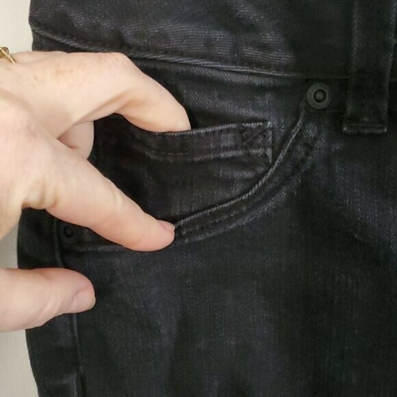 Maurices Black Distressed Skinny Jeans - Picture 5 of 10